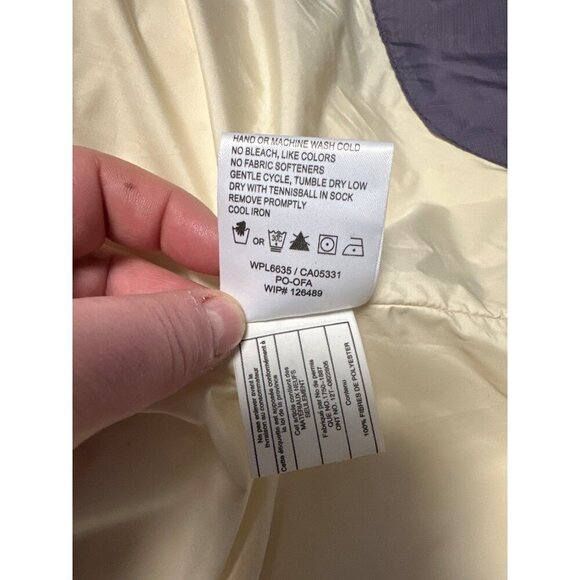 Woolrich Amethyst Full Zip Vintage Puffer Vest Size XL - Picture 10 of 12